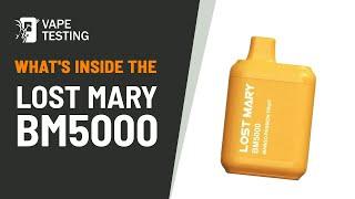 Lost Mary BM5000 | Disposable rechargeable device | 5000 puffs | Disassembly | Internal construction