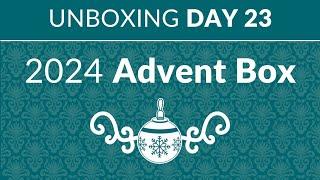 Unboxing Day 23 of the 2024 Sallie Tomato Advent Box!