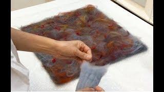 Tutorial de Wet felting /fieltro húmedo para principiantes en español