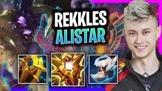 LOS RATONES REKKLES IS A BEAST WITH ALISTAR! | Rekkles Plays Alistar Support vs Rell!  Season 2024