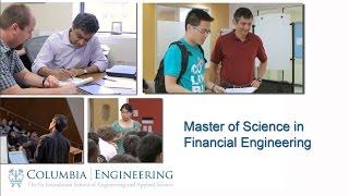 Columbia Engineering Masters Financial Engineering NYC