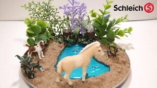 Miniature Schleich Horses Magical Forest DIY