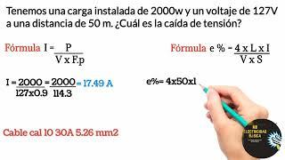 Cómo calcular la caída de tensión