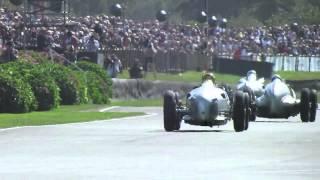 Goodwood Revival Silver Arrows Demonstration 15 - 09 - 12 Auto Union Mercedes Benz