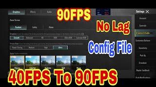 How To Convert 40 FPS To 90 FPS In PUBG | Enable 90 FPS In Any Device Permanently