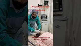 #youtube #medical procedure  # preparation before intubation