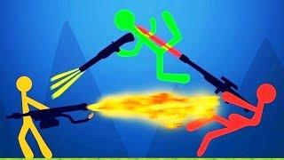 САМАЯ УГАРНАЯ БИТВА МАЛЕНЬКИХ ЧЕЛОВЕЧКОВ НА НОВЫХ КАРТАХ В STICK FIGHT THE GAME! УГАР В СТИК ФАЙТ!