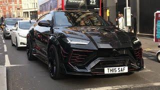 Lamborghini Urus Mansory: AMAZING EXHAUST SOUND & Acceleration Power! | Supercars In London 2022