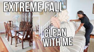 FALL ZONE DEEP CLEAN WITH ME | EXTREME ALL DAY HOUSE CLEANING MOTIVATION | ZONE CLEANING TO-DO LIST