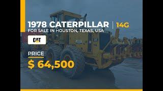 1978 Caterpillar 14G For Sale in USA | MY Equipment