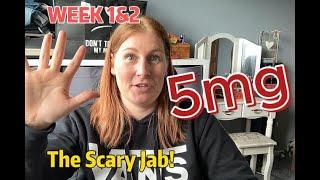 Mounjaro 5mg Week 1&2 The Scary Jab!