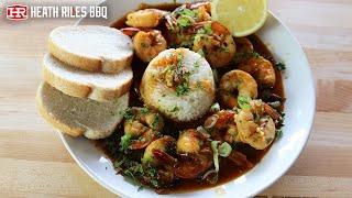 Authentic New Orleans Style BBQ Shrimp Recipe | PK 360 Grill | Heath Riles BBQ