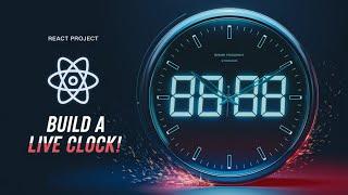 Build a Live Clock with React.js | Real-Time React Project Tutorial for Beginners