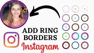 How To Create A Ring Border Around Instagram Profile Picture Using Canva 2022