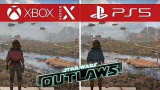 Star Wars Outlaws - Xbox Series S vs. Xbox Series X vs. PS5