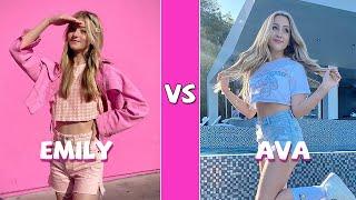 Emily Dobson Vs Ava Kolker TikTok Dance Compilation