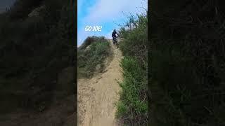 Joe’s first time.  #mtb #mtbdownhill #mtblife #hellyeah