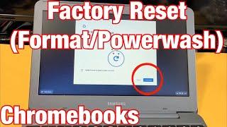 Chromebooks: How to Factory Reset (Format) Back to Factory Defaults