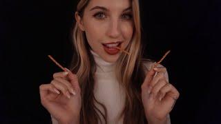 Crisp, Crunchy Mouth Sounds ASMR Satisfying Pretzel Sticks Eating 