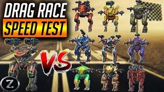 DRAG RACE #1 Speed Test Orochi vs All other Fast robots | War Robots | WR | with @islandercrypto