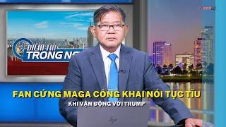 Fan cứng MAGA công khai nói tục tĩu khi vận động với Trump