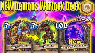 Infinite Demon Starship Control Warlock Deck At New Expansion The Great Dark Beyond | Hearthstone