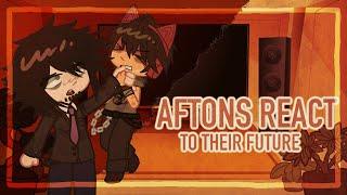 Past aftons react to their future || afton family fnaf || fnaf || gacha ||