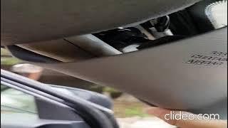 Демонтаж обшивки в салоне левой стойки Airbag на Toyota RAV4 III / How to remove airgag curtain