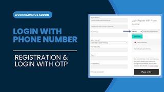 Say Goodbye to Passwords with WooCommerce Mobile Login | Register & Login with Mobile OTP