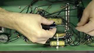 Vacuum tube amplifier - 1939 Rockola Jukebox DE-39 Amplifier recap