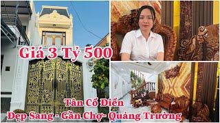 Nhà mặt tiền Thiết kế Tân cổ điển sang trọng gần chợ Tắc Ráng- Quảng Trường giá 3 Tỷ 500 #rachgia