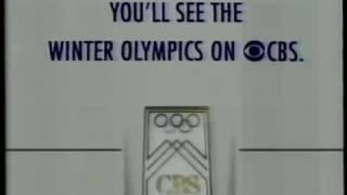 1992 Albertville Winter Olympics on CBS Promo from Super Bowl XXVI