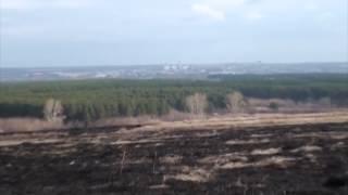 Крупный пожар в Зауралье. Огонь подошел вплотную к населенному пункту