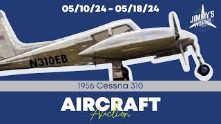 1956 Cessna 310 // Save the 310 // N310EB ** Online Auction Starts May 10, 2024
