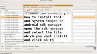 how to install system images on android sdk