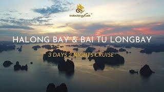 Indochina Junk | Halong Bay and Bai Tu Long Bay 3 days 2 nights cruise itinerary