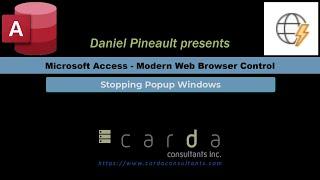 Microsoft Access - Modern Web Browser Control - Stopping Popup Windows