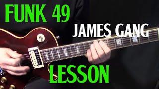 how to play "Funk #49" on guitar by The James Gang Joe Walsh - rhythm guitar lesson