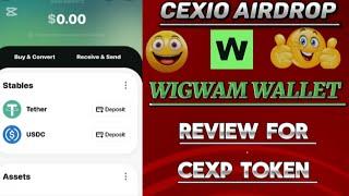 Cexio Airdrop:WIGWAM Wallet Review For CEXP Token Airdrop:Pre-qualification Process on BECEXY Portal