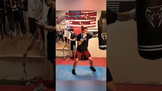 PRACTICE THIS COMBO ON THE HEAVY BAG! (Rhythm, Blocking, Head Movement, & Footwork!) 