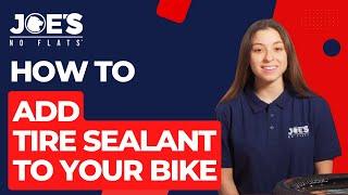 Joe's How To | How To Add Tire Sealant | Joe's No Flats