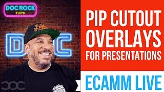 Create Ecamm Live Overlays for Presentations with Custom PIP Cutouts