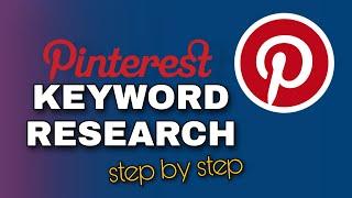 Pinterest for beginners 2021: How To Do Pinterest Keyword Research (Tutorial)