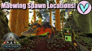 Maewing Spawn Locations! || Ark Fjordur!