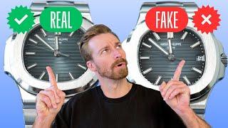 This FAKE Patek Philippe Nautilus 5711 BLEW Our Minds | Real vs Fake Comparison