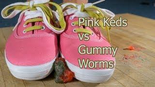 Pink Classic Keds vs Gummy Worms Crush