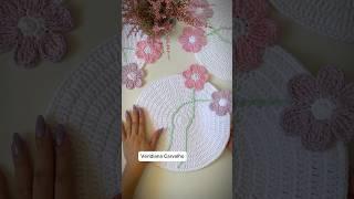 Link da vídeo aula em meu Instagram #artesanato #crochet #croche #flowers #crochê #homedecor