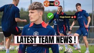 NoWGARNACHO,MAZRAOUI,UGARTE&AMADMAN UTD TRAINING&LATEST TEAM NEWs AHEAD OF BRENTFORD#manunitednews