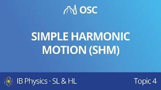 Simple harmonic motion (SHM) [IB Physics SL/HL]