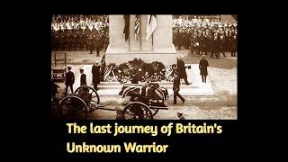 The last journey of Britain's Unknown Warrior#armisticeday #remembrance #remembrancesunday#cenotaph